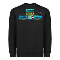 Black reel great dad  libbey glass Heavyweight Sweatshirt - HRA Design Shop
