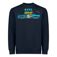 Navy reel great dad  libbey glass Heavyweight Sweatshirt - HRA Design Shop
