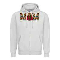 Dove Grey mom lady of guadalupe  serape sunflower Zipper Hoodie - Jasminsmagicworld
