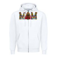 White mom lady of guadalupe  serape sunflower Zipper Hoodie - Jasminsmagicworld