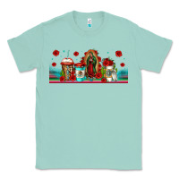 Seafoam lady of guadalupe coffee cups libbey glass Classic Tee - Jasminsmagicworld