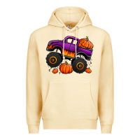 Pina Colada halloween jack o lantern monster truck Premium Hoodie - Jasminsmagicworld