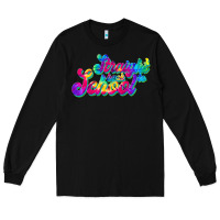 Black straight back to school Long Sleeve Tee - JahusDesignShop