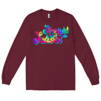 Burgundy straight back to school Long Sleeve Tee - JahusDesignShop