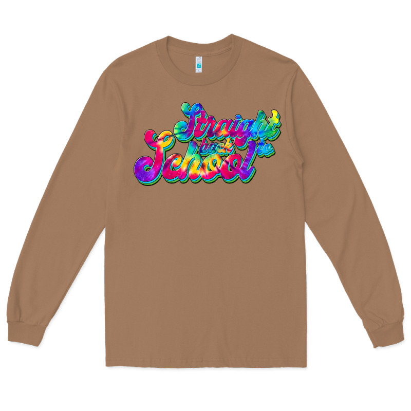 Straight Back To School Long Sleeve Tee by JahusDesignShop | Teevron