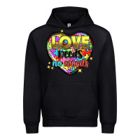 Foreset Green Love needs no words Urban Hoodie - NancyCooperArtShop
