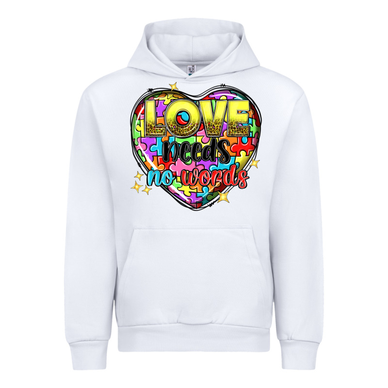 Love Needs No Words Urban Hoodie by NancyCooperArtShop | Teevron
