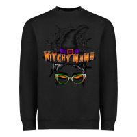 Black witchy nana Heavyweight Sweatshirt - RacoonDesign