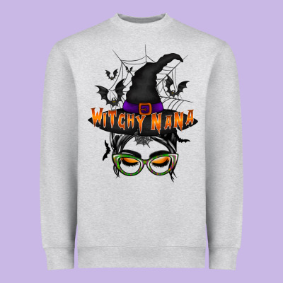 Witchy Nana Heavyweight Sweatshirt Designed By Racoondesign