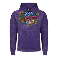 Cloud Purple Small town usa 4th of july Vintage Hoodie - CowGirlArtShop