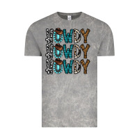 Cloud Rock howdy howdy howdy Vintage Tee - CowhideDigitalArt