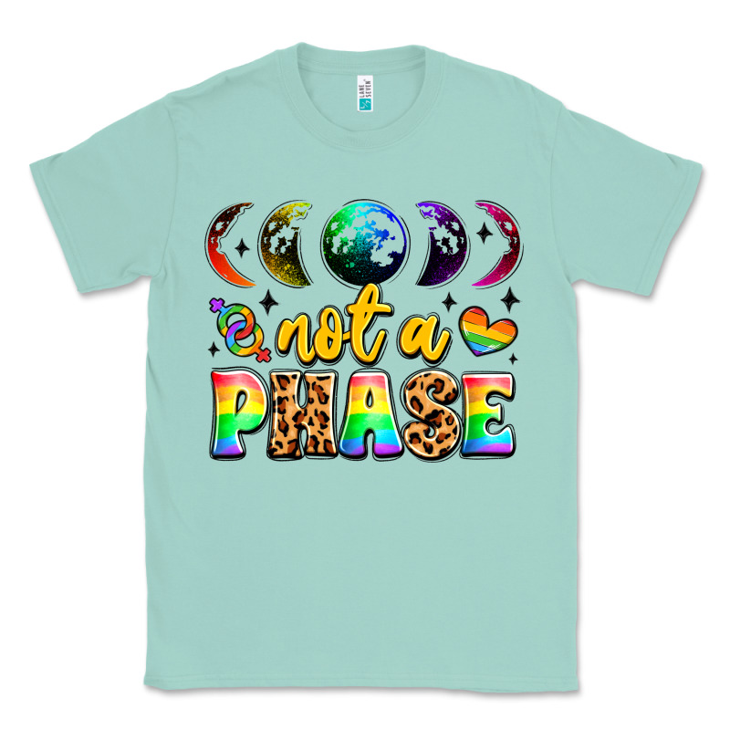 Not A Phase Pride Moon Classic Tee by LillyAllenDesigns | Teevron