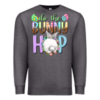 Charcoal Heather Do the bunny hop Premium Sweatshirt - NancyCooperArtShop