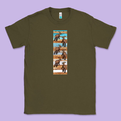 Dinosaur Parasaurolophus Pen Wrap Classic Tee Designed By Artiststas