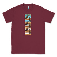 Burgundy dinosaur parasaurolophus pen wrap Classic Tee - Artiststas