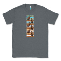 Charcoal Heather dinosaur parasaurolophus pen wrap Classic Tee - Artiststas