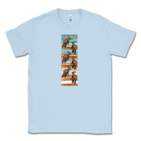 Dusty Blue dinosaur parasaurolophus pen wrap Classic Tee - Artiststas