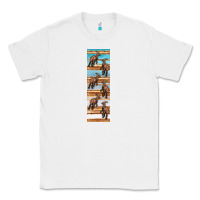 White dinosaur parasaurolophus pen wrap Classic Tee - Artiststas