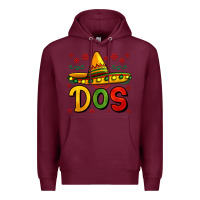 Burgundy dos my second mexican birthday Premium Hoodie - Jasminsmagicworld