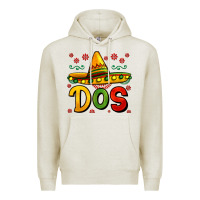Oatmeal Heather dos my second mexican birthday Premium Hoodie - Jasminsmagicworld