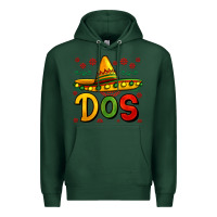 Sports Green dos my second mexican birthday Premium Hoodie - Jasminsmagicworld