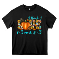 Black i think i love fall most of all Heavy Core Tee - Artiststas
