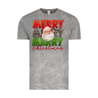 Cloud Rock Merry Christmas Santa Vintage Tee - FaDigitalArtStudio