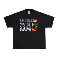 Black American dad Urban Heavy Tee - AdoDesignShop