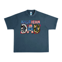Midnight Navy American dad Urban Heavy Tee - AdoDesignShop