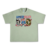 Oil Green American dad Urban Heavy Tee - AdoDesignShop