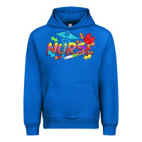 Cobalt Autism Nurse Urban Hoodie - NancyCooperArtShop