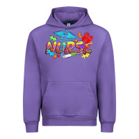 Tulip Autism Nurse Urban Hoodie - NancyCooperArtShop