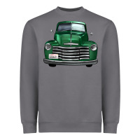 Storm western green truck front view Heavyweight Sweatshirt - FaDigitalArtStudio