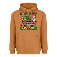 Meerkat Christmas Santa and reindeer truck Heavyweight Hoodie - MaliasSmallBusiness