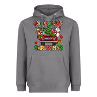 Storm Christmas Santa and reindeer truck Heavyweight Hoodie - MaliasSmallBusiness