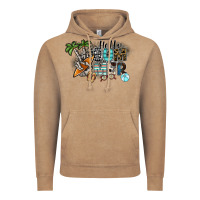 Vintage Coffee hello summer Vintage Hoodie - SublimationCraftShop