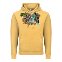 Vintage Mustard hello summer Vintage Hoodie - SublimationCraftShop