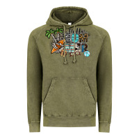 Vintage Olive hello summer Vintage Hoodie - SublimationCraftShop