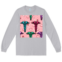Moon Dust Medicine Seamless Pattern Long Sleeve Tee - BundleAndBundleShop