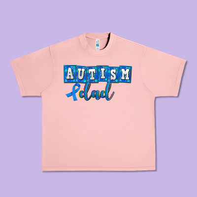 Autism Dad Urban Heavy Tee Designed By Adodesignshop