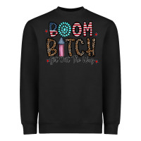 Black boom bitch Heavyweight Sweatshirt - CowhideDigitalArt