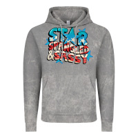 Cloud Rock Star spangled and sassy 4th of july Vintage Hoodie - CowGirlArtShop