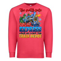 Cardinal thr north pole polar express admit one round trip Premium Sweatshirt - MaliasSmallBusiness