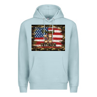 Blue Mist proud veteran veterans day Premium Hoodie - Jasminsmagicworld