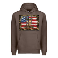 Coffee proud veteran veterans day Premium Hoodie - Jasminsmagicworld
