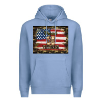 Colony Blue proud veteran veterans day Premium Hoodie - Jasminsmagicworld