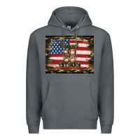 Rock proud veteran veterans day Premium Hoodie - Jasminsmagicworld