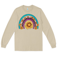 Mushroom rainbow sunflower Long Sleeve Tee - AdoDesignShop