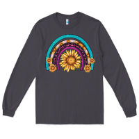 Smoke rainbow sunflower Long Sleeve Tee - AdoDesignShop