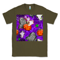 Army Green tombstone and ghosts seamless paternal Classic Tee - BundleAndBundleShop